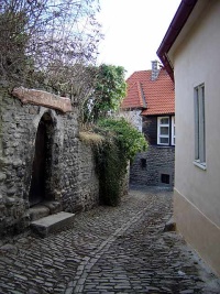 Kutná Hora medieval street “ruthardka”