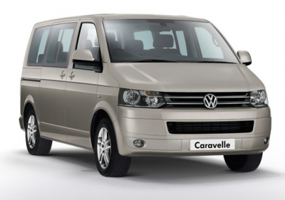 Transfer from Prague to ski resort Desna in new VW Caravelle