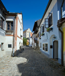 Cesky Krumlov, Parkán street