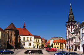 Chomutov Old Town Square