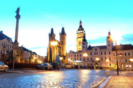 Hradec Králové in the evening - Czech Republic Transfers