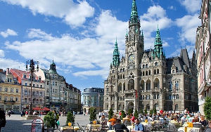 Liberec historical part - town square