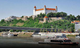 Bratislava the Devin castle, historical center
